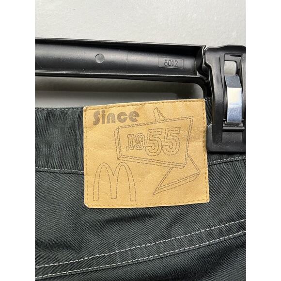 McDonalds Employee Work Uniform Black Pants Size 0/28 Timeless Elements - Picture 7 of 8